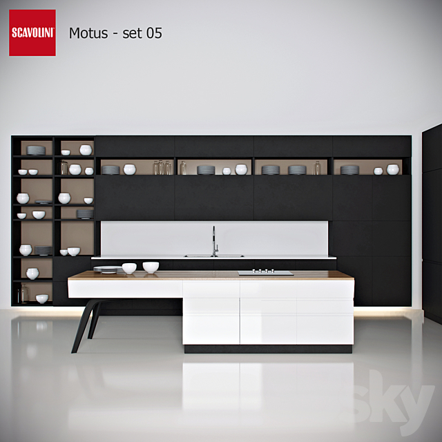 Kitchen Scavolini – Motus set 5 3DSMax File - thumbnail 2