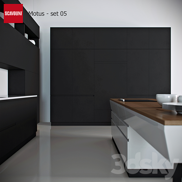 Kitchen Scavolini – Motus set 5 3DSMax File - thumbnail 3