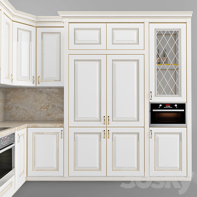 Kitchen set 3DSMax File - thumbnail 3