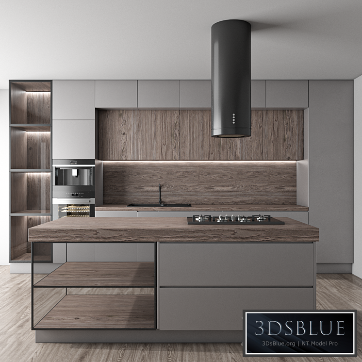 kitchen set 41 3DS Max - thumbnail 3