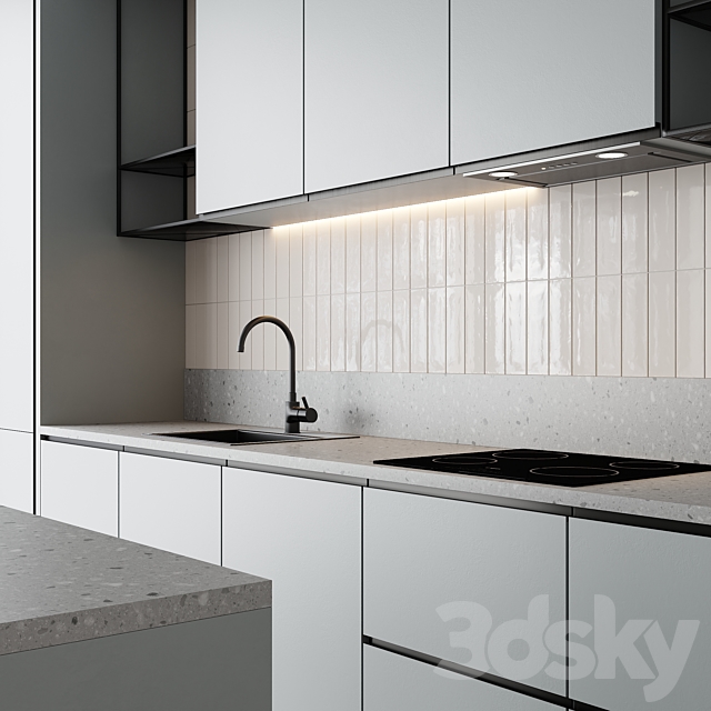 Kitchen set 6 3DSMax File - thumbnail 2