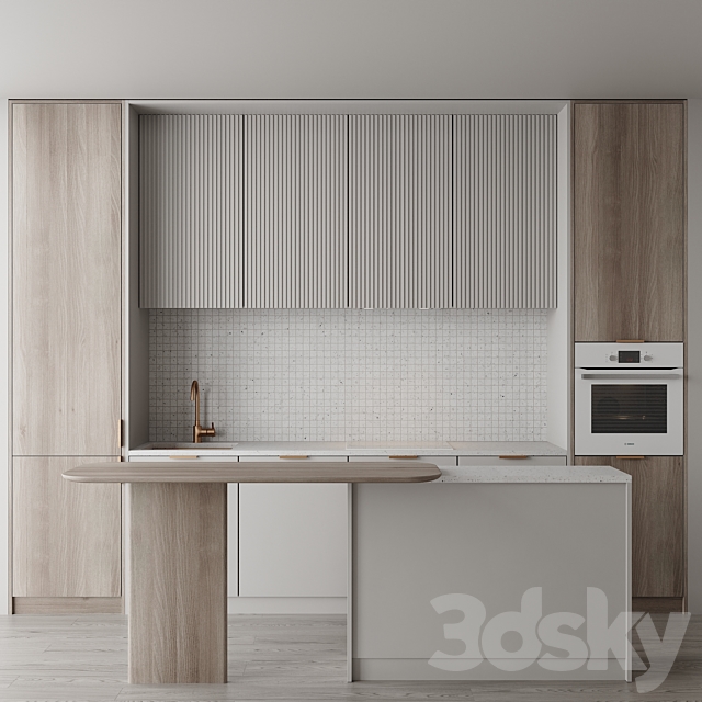 Kitchen set 8 3DSMax File - thumbnail 1