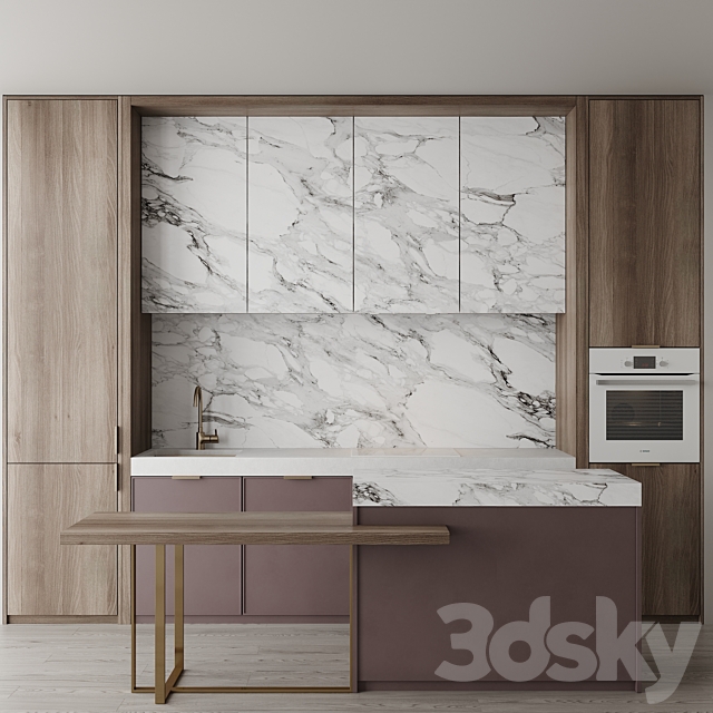 Kitchen set 9 3DSMax File - thumbnail 1