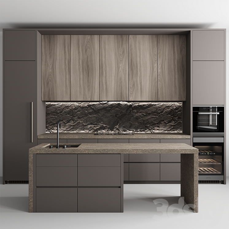 Kitchen Stone No. 73 3DS Max - thumbnail 1