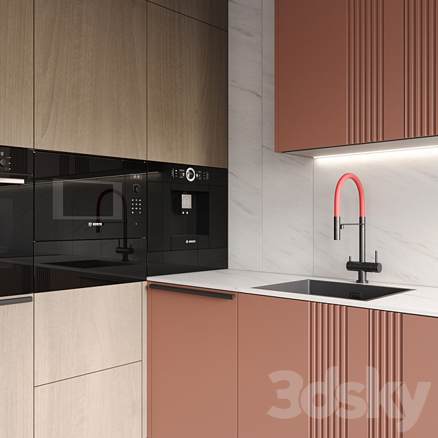 Kitchen Suntory-M Mr.Doors 3ds Max - thumbnail 3