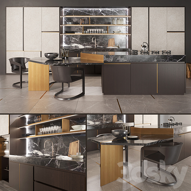 Kitchen TM Italia Petra 3DSMax File - thumbnail 1