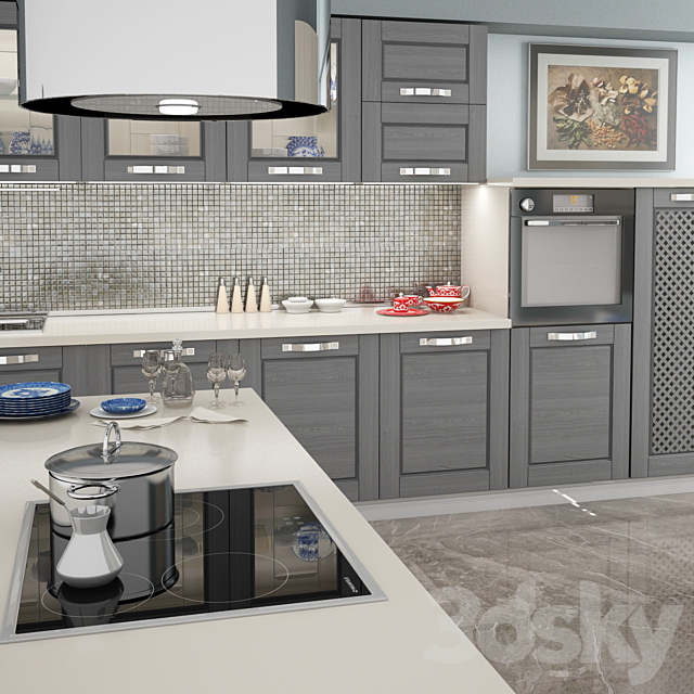 Kitchen “Tuscany Grigio” by Enlie 3DSMax File - thumbnail 2