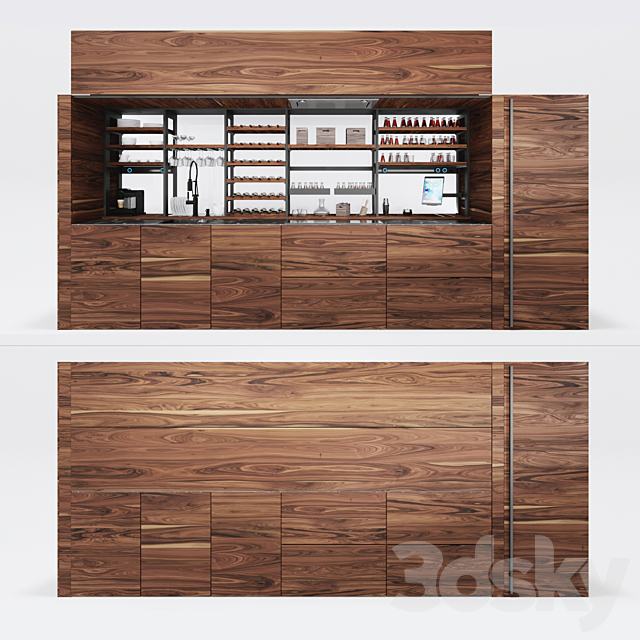 Kitchen VALCUCINE LOGICA CELATA 3DSMax File - thumbnail 1