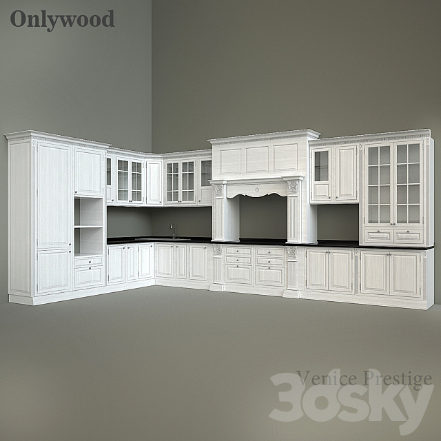 Kitchen Venice Prestige ONLYWOOD 3DSMax File - thumbnail 1