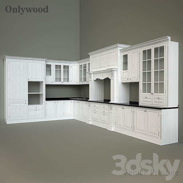 Kitchen Venice Prestige ONLYWOOD 3DSMax File - thumbnail 2