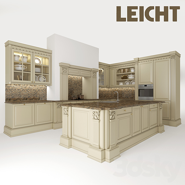 Kitchen Versailles 3DSMax File - thumbnail 1