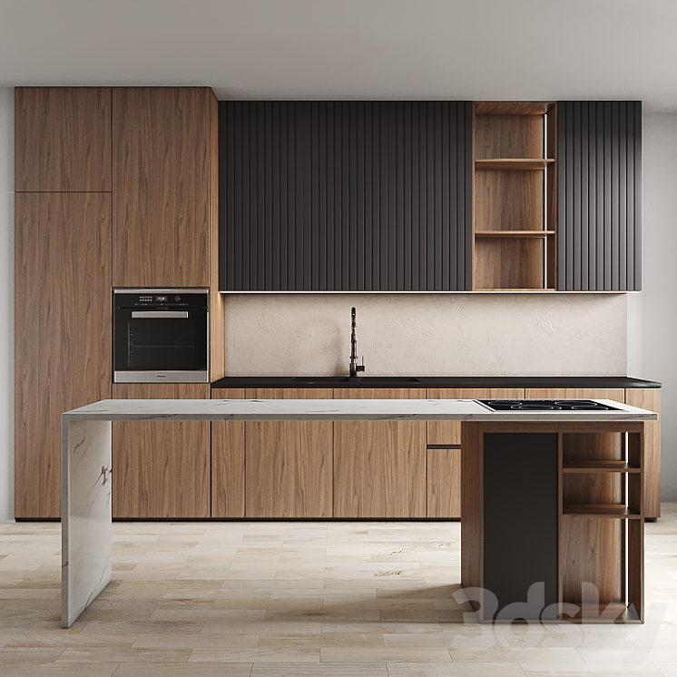 kitchen02 3DS Max - thumbnail 1