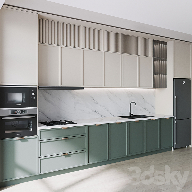 Kitchen03 3DS Max Model - thumbnail 1