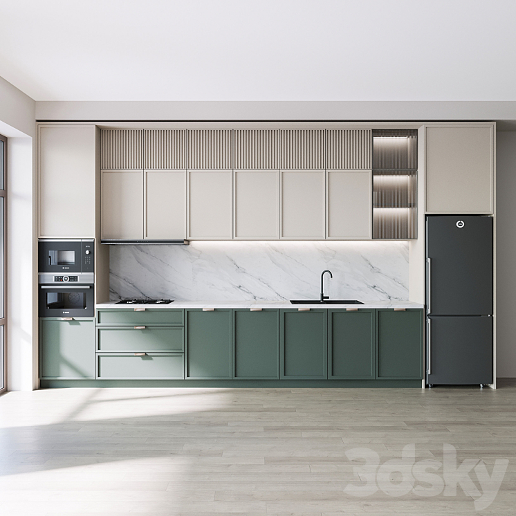 Kitchen03 3DS Max Model - thumbnail 2