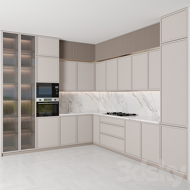 Kitchen124 3DS Max Model - thumbnail 2