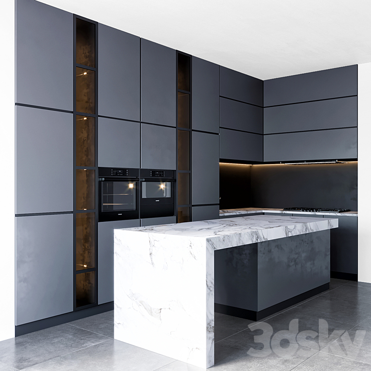 kitchen24 3DS Max Model - thumbnail 2