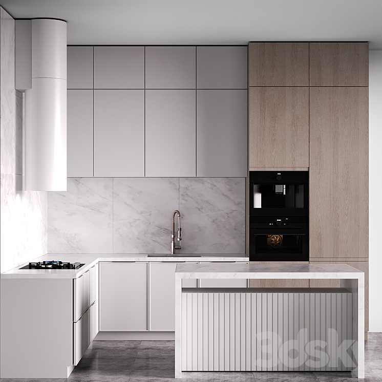 kitchen#26 3DS Max Model - thumbnail 1