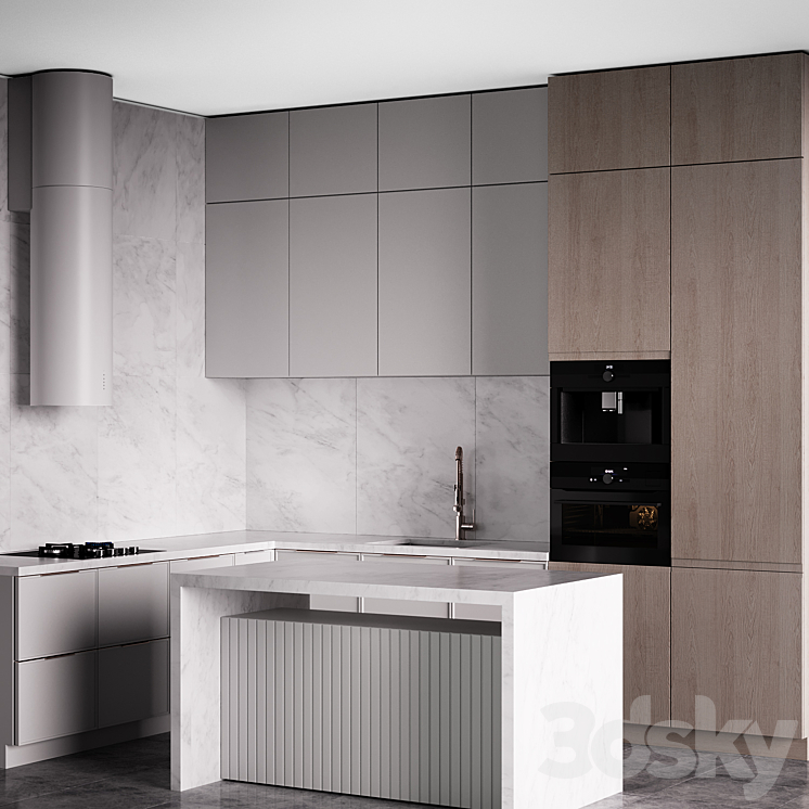 kitchen#26 3DS Max Model - thumbnail 2