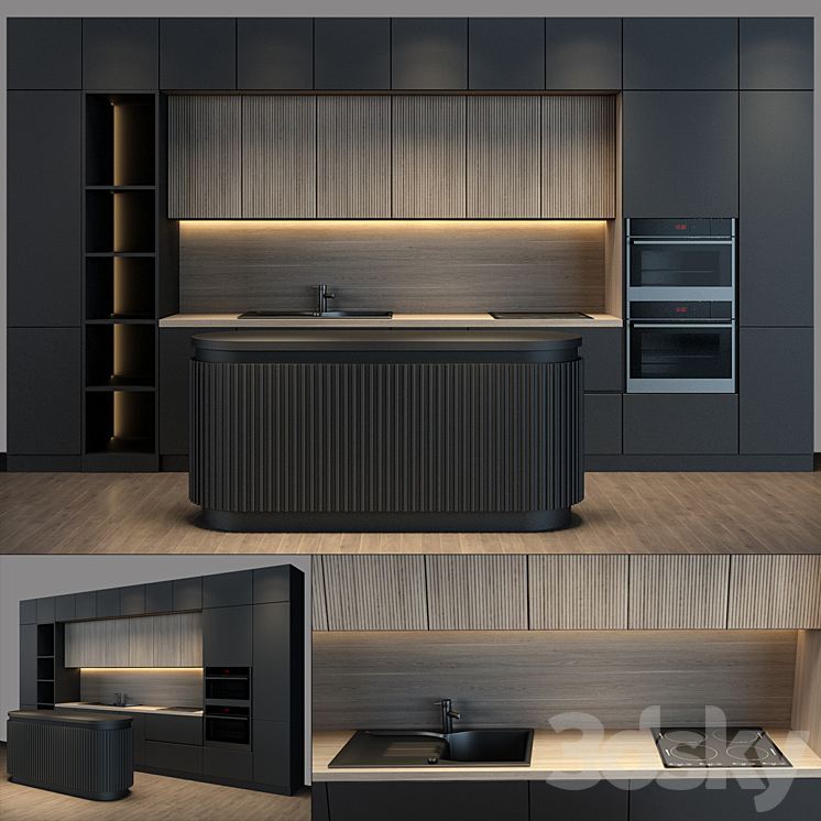 Kitchen_025 3DS Max - thumbnail 1