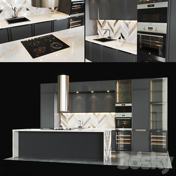 Kitchen_43 3DS Max - thumbnail 1