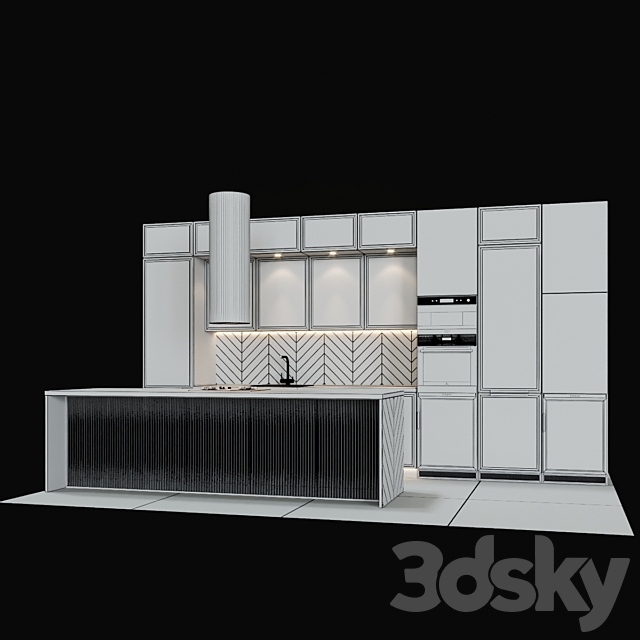 Kitchen_43 3DS Max Model - thumbnail 3