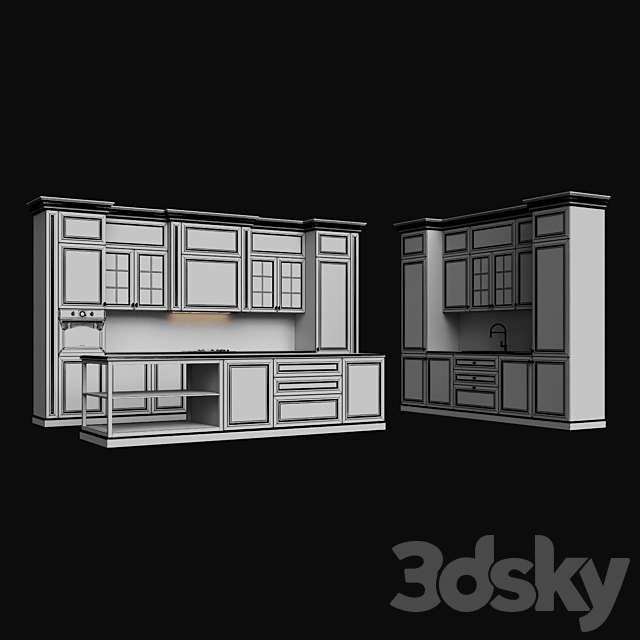 Kitchen_59 3DS Max Model - thumbnail 3