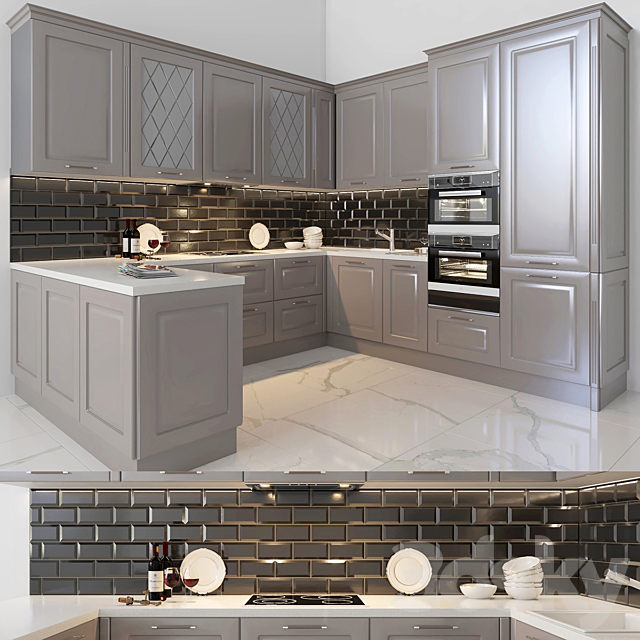 Kitchen_Evita_ 3DSMax File - thumbnail 1