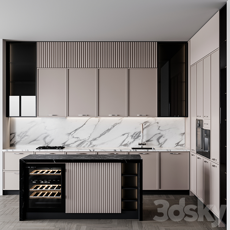 kitchen_modern167 3DS Max Model - thumbnail 2