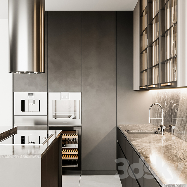 kitchen_modern53 3DS Max Model - thumbnail 2