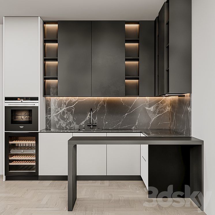 kitchen_modern60 3DS Max - thumbnail 1