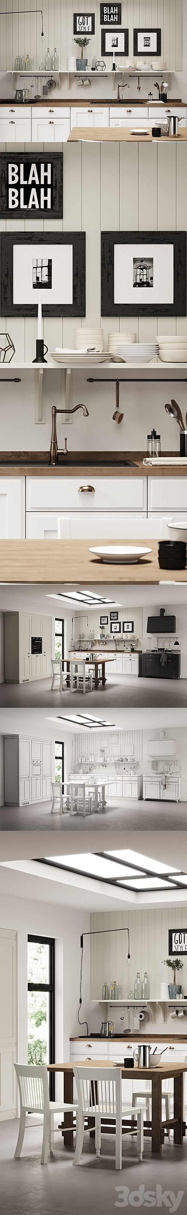 KITCHEN_Scavolini_01 3DS Max Model - thumbnail 2