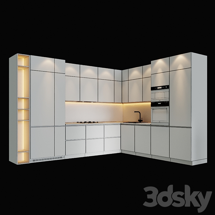 Kitchen_v19 3DS Max - thumbnail 2