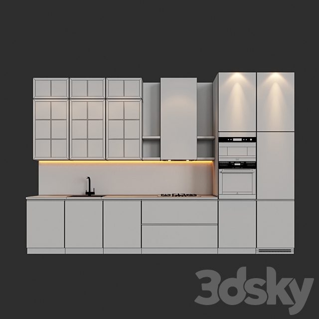 Kitchen_v27 3DS Max Model - thumbnail 2