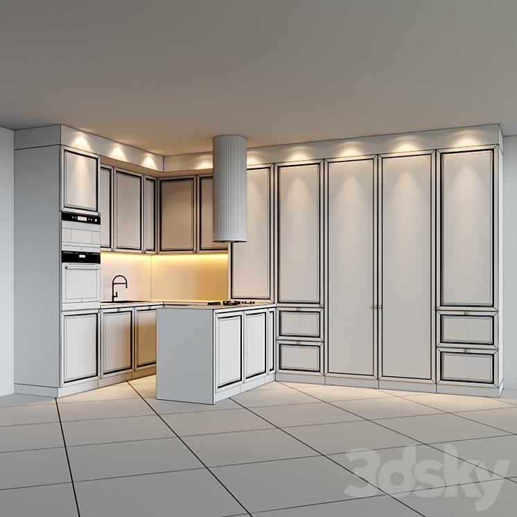 Kitchen_v5 3DS Max - thumbnail 2