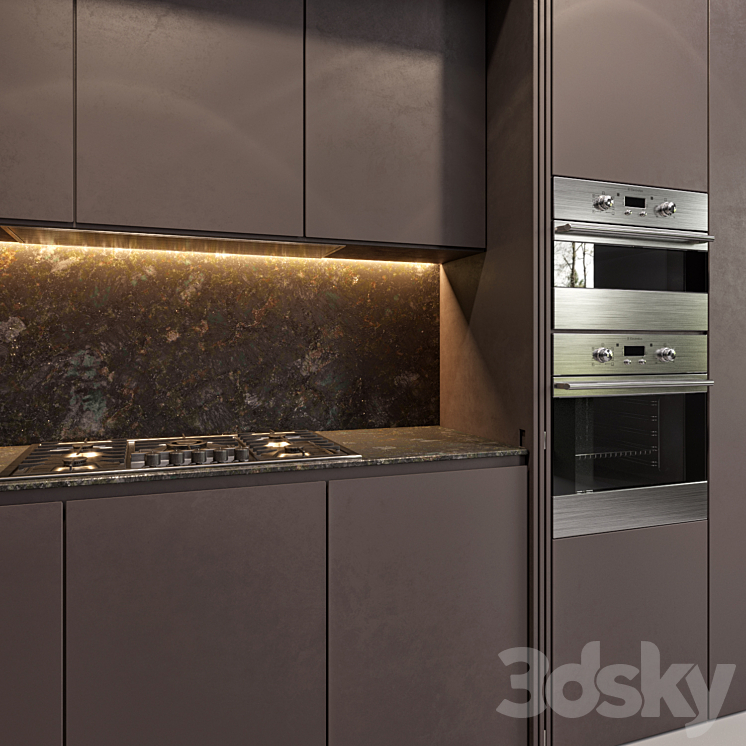 Leicht kitchen 3DS Max - thumbnail 2