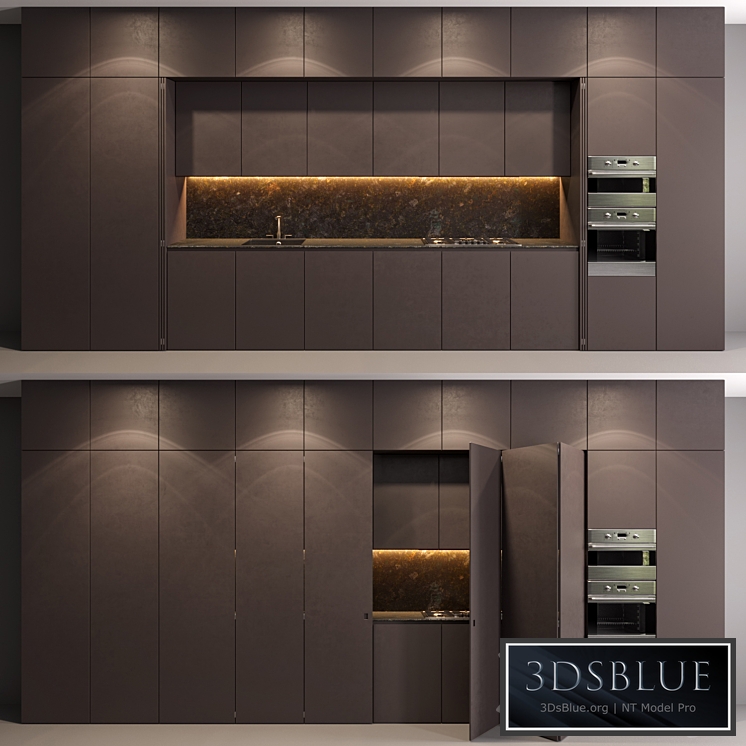 Leicht kitchen 3DS Max - thumbnail 3