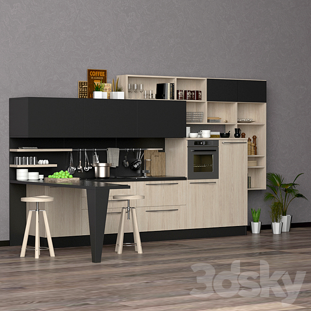 LUBE_CUCINE kitchen 3DSMax File - thumbnail 2