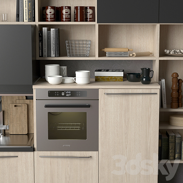 LUBE_CUCINE kitchen 3DSMax File - thumbnail 3