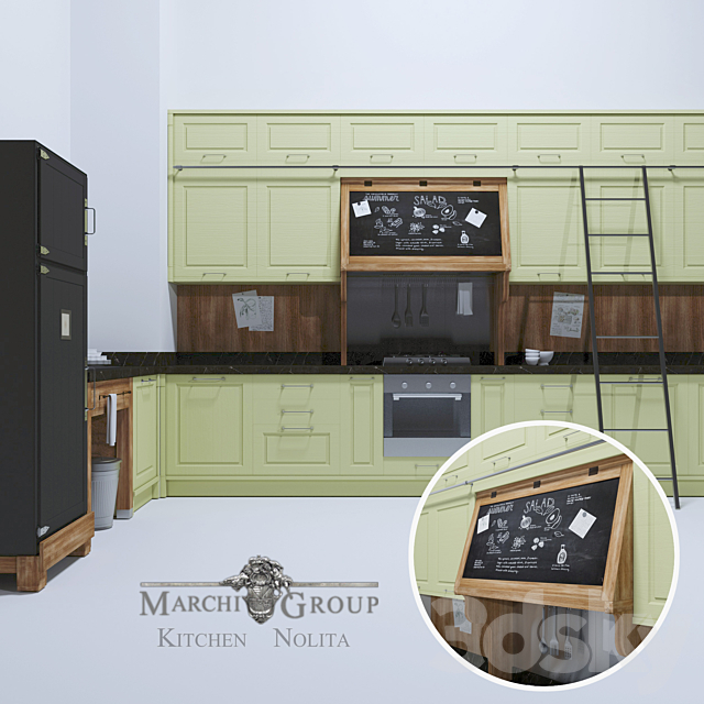 Marchi Group Cucine NOLITA 3ds Max - thumbnail 1