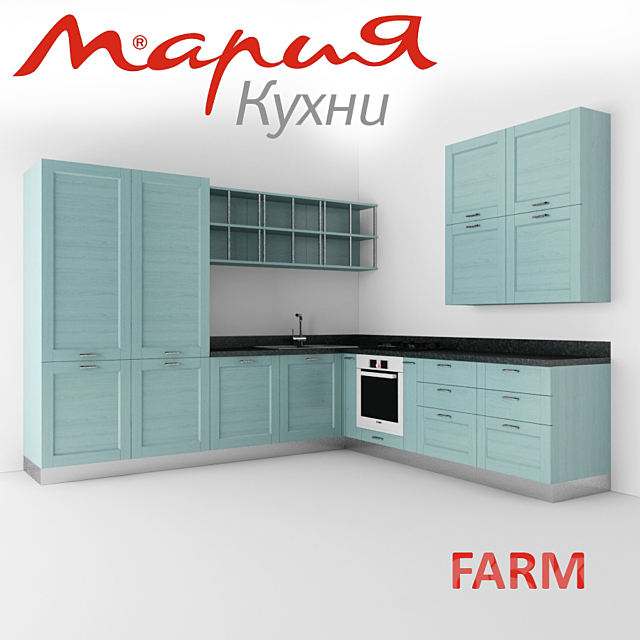 Maria Farm Kitchen 3DSMax File - thumbnail 1