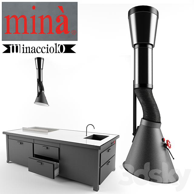 Minacciolo Mina 3ds Max - thumbnail 3