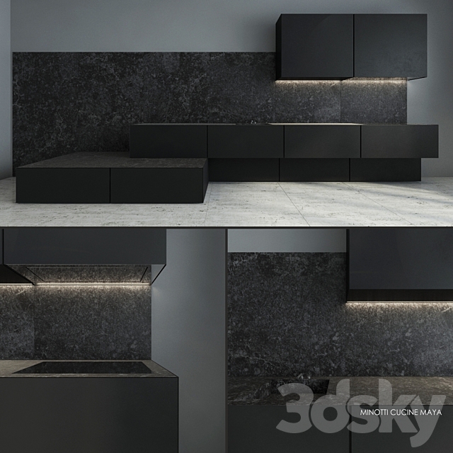 Minotti Cucine Maya 3DSMax File - thumbnail 1