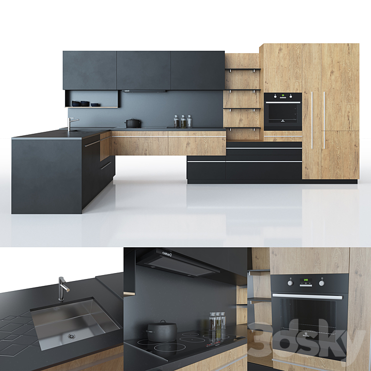 Miton Cucine Skin 3DS Max - thumbnail 1