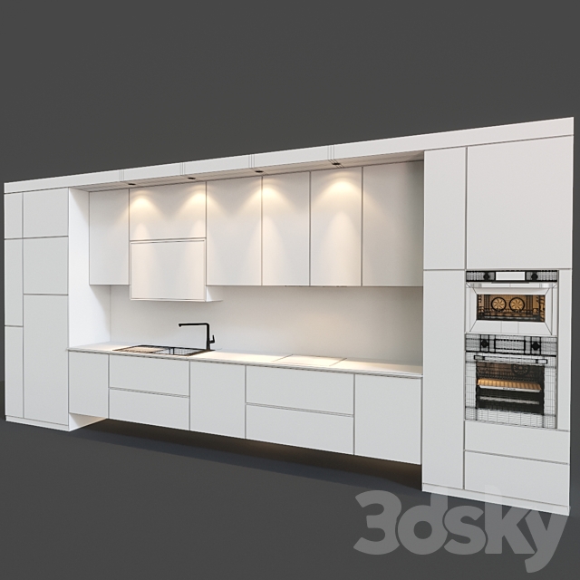 Modern kitchen 3DSMax File - thumbnail 2