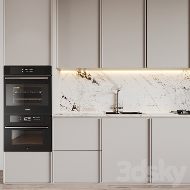 modern kitchen 47 3DS Max Model - thumbnail 4