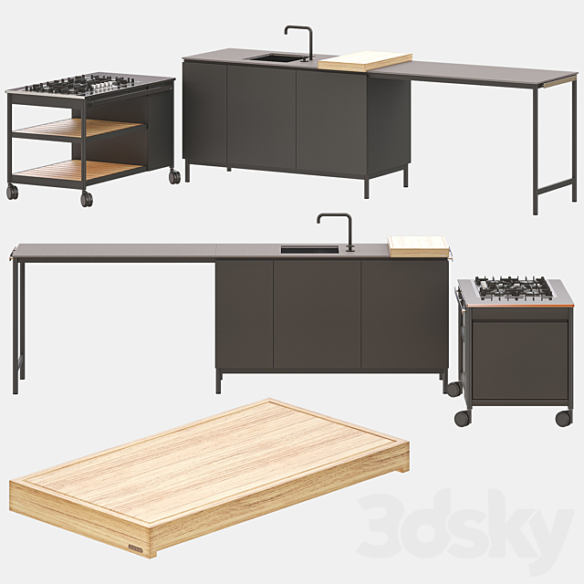 NORMA Outdoor Kitchen 3DSMax File - thumbnail 3