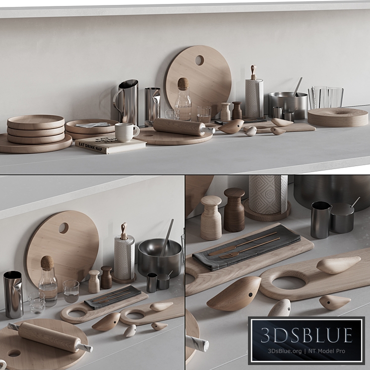 067 Kitchen Decor Set Accessories 02 3DS Max - thumbnail 3