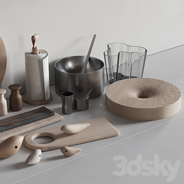 067 Kitchen Decor Set Accessories 02 3DSMax File - thumbnail 6