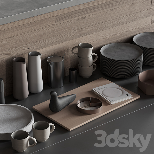 068_Kitchen decor set ACCESSORIES 03 3DSMax File - thumbnail 5