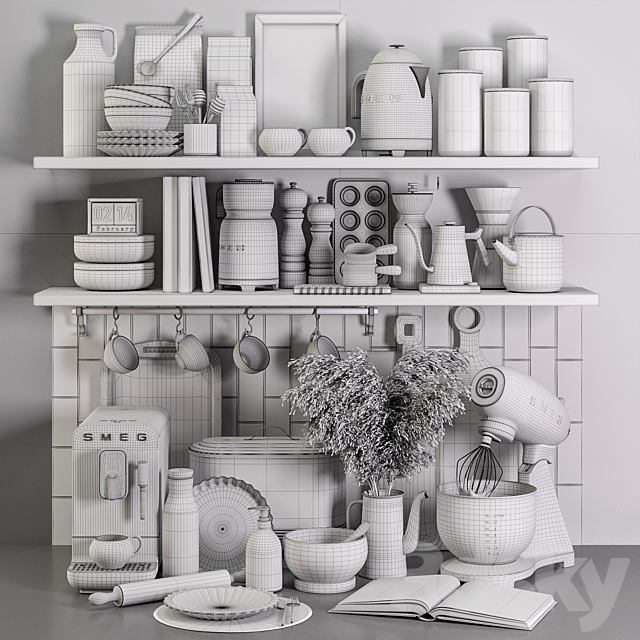 accessories smeg 08 3DS Max Model - thumbnail 4